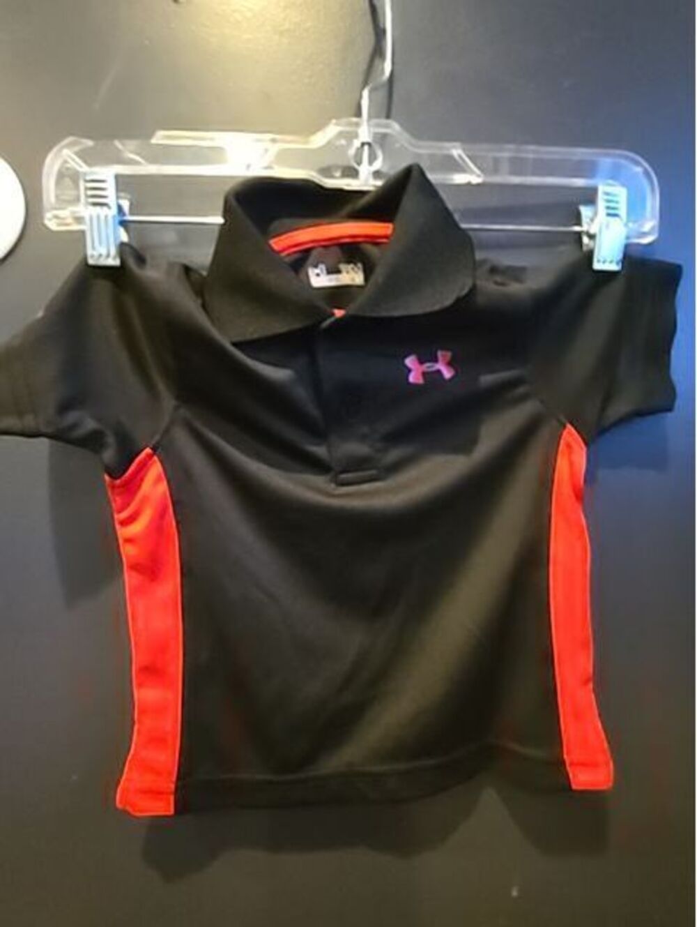 Black/red Under Armour Clothespolo, 12M B
